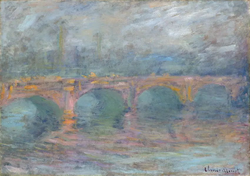 Waterloo Bridge,London at Sunset (1904) by Claude Monet